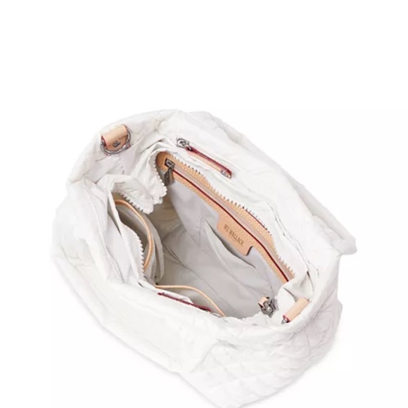 MZ Wallace Mini Metro Tote Deluxe- Pearl & Iridescent - Picture 2 of 8